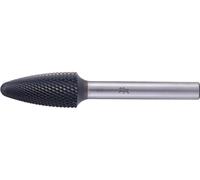 PFERD TOOLS Fraise sur tige haute performance en carbure MICRO à arc rond RBF Ø 12x25 mm Ø de tige 6 mm Revêtement HICOAT pour l'usinage de précision