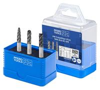 PFERD TOOLS Jeu de fraises sur tige en carbure haute performance 1606 ALU 3 pièces Ø 6 mm Ø de tige 6 mm Revêtement HICOAT Revêtement pour aluminium/métaux non ferreux