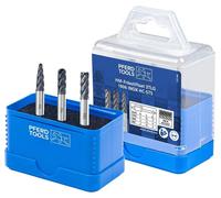 PFERD TOOLS Jeu de fraises sur tige haute performance en carbure 1906 INOX 3 pièces Ø 6 mm Ø de tige 6 mm Revêtement HICOAT Revêtement pour acier inoxydable