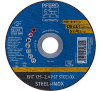 PFERD Disque à tronçonner PSF STEELOX Ø 125 x 2,4 mm droit - 61721122