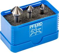 PFERD TOOLS SET KES HSS DIN 335 C90° 3 25202152 Jeu de fraises coniques 6.3 mm, 10.4 mm, 16.5 mm HSS 1 pc(s)