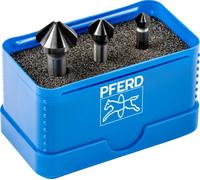 PFERD TOOLS SET KES HSS DIN 335 C90° 3 HC-FEP 25202158 Jeu de fraises coniques 6.3 mm, 10.4 mm, 16.5 mm HSS 1 pc(s)