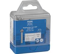 PFERD TOOLS SET KES HSSE DIN 335 C90° 3 25202155 Jeu de fraises coniques 6.3 mm, 10.4 mm, 16.5 mm HSS 1 pc(s)