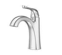 Pfister Willa LF042MALCC Robinet de lavabo de salle de bain à commande unique, 1 trou, finition chrome poli