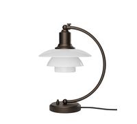 Louis Poulsen Lampe de table PH 2/2 Luna Aged brass-verre opale