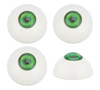 PH PandaHall 2 Paris Grands Globes Oculaires Réalistes 32mm Yeux Humains Demi Ronds Grands Globes Oculaires en Plastique Yeux Creux Artisanaux pour Bricolage Décor de Fête Costume D'Animal en Peluche