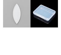 PH PandaHall 200pcs Petits Miroirs en Feuille Carreaux de Miroir Acrylique | Pièces Auto Adhésives Argentées pour Boule Disco Art Porte Décoration Murale pour Salle de Bain 2.8cm X 1cm