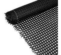PH PandaHall 3mx40cm Rouleau de Rotin en Plastique, Cannage Noir | Rouleau de Cannage pour Fabrication de Panier pour Réparation de Meubles, Vannerie, DIY, Armoires, Épaisseur 1.5mm
