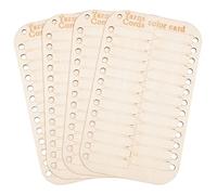 PH PandaHall 4pcs Organiseur de Fil à Broder en Bois Point de Croix Porte-Fil 26 Positions Organisateur de Fil Double Face Trieur de Fil pour Bricolage Fournitures de Couture Couture Fil Organisation