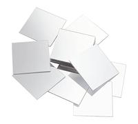 PH PandaHall 50pcs Carreaux Adhésifs Mini Miroir, 50x50mm Miroir carré | Acrylique Petits Carreaux de Mosaïque, Miroir Carré, Tuiles de Miroir Artisanales pour La Décoration Murale de La Maison