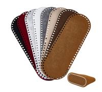 PH PandaHall 8pcs Bases de Sac Ovales pour Sac à Crochet en Feutre 8 Couleurs Coussin de Mise en Forme pour Sac à Main en Tricot avec Trous pour Sacs Fourre Tout à Bandoulière DIY 30x10cm