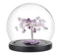 PH PandaHall Cloche Dôme en Verre, Couvercle de Dôme de Pot de Cloche en Verre de 13.5cm Présentoir de Bocaux Décoratifs pour Le Stockage de Fleurs, Décor de Fête de Noël à Domicile