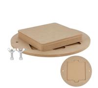PH PandaHall Tour de Potier Système de Batte 30cm Batte Extérieure Ronde | avec 6 paquet 18cm Carrés de Supports Intérieurs en Adaptateurs pour Supports, Portables Tournage de Potier et Céramique