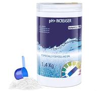 pH+ Plus 1,4 kg, Elevateur Organique du pH pour Piscine et Spa. Améliore la Qualité de l'Eau, Correcteur pH, Bénéfique pour la Santé. NortemBio Pool, Produit CE.