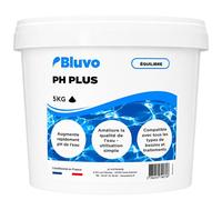 pH Plus Piscine - Rehausseur de pH en Poudre | Augmenter Le pH de l’Eau Rapidement | Traitement Eau Piscine & Spa | Formats 1 kg et 5 kg | Conditionné en France (5KG)