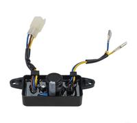 Phase unique pour régulateur AVR 2000W-3000W Noir | Pour générateurs monophasés, puissance de 2 kW à 3 kW, compensation automatique de la tension, mode de démarrage électrique