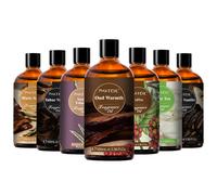 PHATOIL 100ml Huile parfumée Oud Warmth pour diffuseur d'aromathérapie, senteur Santal Chaud, Vanille, Ambre, Orchidée Noire Lucifers Letter