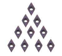 Phefop 10 Pièces Embouts en Carbure CNC Insère un Outil de Tournage de Tour de Coupe-lame avec Boîte, Inserts de Tournage Outil de de Tour avec Boîte, rectifié avec Précision pour la Finition de