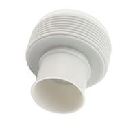 Phefop Adaptateur fileté pour Manchon de Tuyau de Piscine, Connecteur de | Matériau Plastique Durable, Convertir un Tuyau fileté en Tuyau à Collier, Connexion Sécurisée sans Fuites D’air, Convient