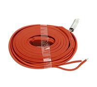 Phefop Câble Chauffant pour Tuyau AC220V 75W, Ruban Thermique étanche en Silicone de 1000mm avec Double Isolation pour Protection Antigel de Compresseur de Climatisation