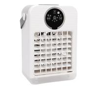 Phefop Climatiseur Portable 4 en 1 700 Ml, Refroidisseur D'air évaporatif Personnel, Ventilateur de Bureau Mini avec Veilleuse 7 Couleurs, 3 Vitesses, Minuterie 2-8 H pour Maison,