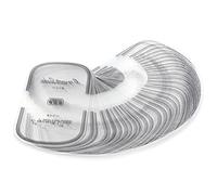 Phefop Collier à Gâteau, Film de Bord de Gâteau Transparent en PET 100 Pièces 11 X 8 X 4 Cm, Film de en Demi-Cercle Antiadhésif pour Gâteaux en Mousse Mille Crêpe Boulangerie Présentoir Pâtissiers