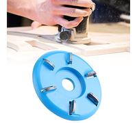 Phefop Disque de Sculpture sur Bois, Coupeur à 6 Dents en Alliage Dur pour Façonner et Polir, Idéal pour la Sculpture de Plateau à thé et de Table