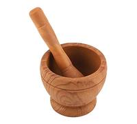 Phefop Ensemble Manuel de Mortier et de Pilon en Plastique, Broyeur à Ail, Outil de Broyage Manuel 4,33 X 3,54 Pouces PP pour la Cuisine et la Pharmacie, écraser le Gingembre et les Pilules (Style