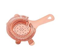 Phefop Hawthorne Passoire Or Rose 304 Passoire à Cocktail en Acier Inoxydable Outil de Bar 82g Filtre à Glace et à Fruits pour Barmen Home Bar Mélange de Boissons (Or Rose)