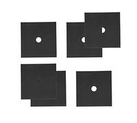 Phefop Housse de Protection Antiadhésive pour Cuisinière à Gaz, Revêtement PTFE, 6 Pièces, 10,6x10,6 Pouces, pour un Nettoyage Facile de la Cuisine