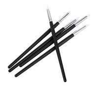 Phefop Kit de Pinceaux 3D en Silicone, Stylo de Sculpture, 5 Pièces, Outils de Sculpture d'ongles pour Effets 3D, Lissage d'empreintes Digitales, Modélisation 'argile pour Salons à Domicile et