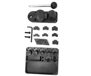 Phefop Kit d'outils de Cintrage d'Anneaux, Kits de Fabrication de Bijoux, Outil de Fabrication avec Matrices en Nylon, Machine à Cintrer les Anneaux, Outil de de Bijoux Multifonctionnel, de Pliage