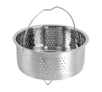 Phefop Panier à Vapeur, Plateau à Vapeur en Acier Inoxydable, Support Rond de 20 Cm à Chauffage Rapide pour Cuiseur à Riz, Légumes à la, Viande de Poisson, Nourriture pour bébé, Panier pour (17,5 cm)