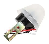 Phefop Photocell Capteur de Lumière Interrupteur 220V Commande Automatique | Relais de Charge 10A, Interrupteur Crépusculaire pour Usine et Autoroute, Photorésistance CDS Scellée, Délai de 0,1 S,