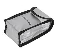 Phefop Sac de Rangement Ignifuge pour Batteries au Lithium - Pochette de sécurité Portable et Antidéflagrante avec Fermeture Hermétique, pour Batteries Phantom et Produits Inf