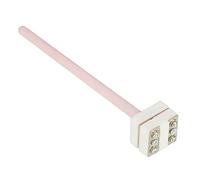 Phefop Sonde de Capteur de Température à Thermocouple Platine Rhodium, | Tube en Porcelaine de Corindon 99, Fil de Platine 1,2 Mm, Réponse 5 S, pour Four, Four de Cuisson, Centrale électrique