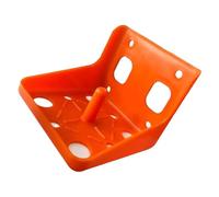 Phefop Support de Bloc de Sel, Plateau d'alimentation pour Bétail en Matériau PE avec Conception Sécurisée pour Les Pâturages de Chèvres de Moutons de Bétail Taille 17x16.5x14cm (Boîte à Briques à