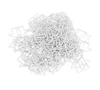 Phefop Trombones en Forme de Maison, Trombones en Fil de Fer Signets 100 Pièces avec Boîte Transparente, 3,5 X 2,5 Cm Clips de Planificateur Décoratifs pour Agents Immobiliers Bureau à Domicile