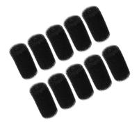 PHENOFICE 10 Pièces Éponge Filtrante pour Aquarium Noir, Partie Nettoyeurs de Piscine en Mousse Résistante à l'usure, Remplacement pour Fête Estivale et Filtre à Éponge