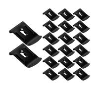 PHENOFICE 20 Pièces Clip et Design Élastique Accès Main Adapté Ceinture en Acier Noir Maintien Sécurisé pour Mètre Ruban aux Professionnels pour Rénovation et Installation de Plomberie