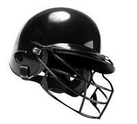 PHENOFICE Couvre-Casque de Baseball Noir Protection Faciale en Abs et Mousse, Structure Solide Impact, pour Frappe et Course en Sport