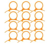 PHENOFICE Éplucheurs Multifonctionnels Outil Sûr en Plastique Lot de 16 Orange pour Pamplemousses et Oranges Cuisine Maison et Sorties en Plein Air