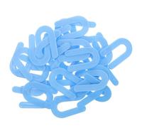 PHENOFICE Kit de Cales de Nivellement 1/16 Pouce 100 Pièces Croisillons Plastique Bleu Forme U Fer à Cheval Système Autonivelant pour Installation de Carrelage Sol Intérieur