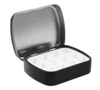 PHENOFICE Palette de Peinture Aquarelle Boîte de Mélange DIY Compacte Portable en Fer avec 12 Compartiments et Couvercle pour Usage à Domicile Atelier