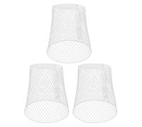 PHENOFICE Panier Métallique Robuste 3pcs Housse en Filet Multi-usage pour Protection de Plantes, Grosse Capacité, Design Ajouré, pour Rangement Extérieur et Intérieur