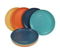 PHENOFICE Plateau de Présentation Alimentaire en Plastique Unique et Compact 8pcs pour Dessert et Collation, Assiettes Chic pour Party et Service à Table Réutilisable