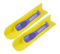 PHENOFICE Platoir en Plastique pour Angle Mural 2pcs Bords Chanfreinés Fins, Performance sans Couture pour Enduit ou Plâtre, pour Rénovation Maison
