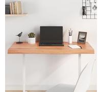 PHGTYUK Plateau de table en bois massif de chêne 100 x 40 cm traité | Bord naturel fait à la main, laqué, prêt à l'emploi, polyvalent