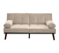 Best Mobilier Canapé convertible Philae 2 places velours côtelé Beige
