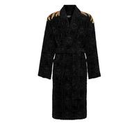 Philipp Plein - Golden Eagle-print Bead-Embellished Cotton Bathrobe - unisex - Vêtements de nuit et de détente - Noir - Taille: S/M